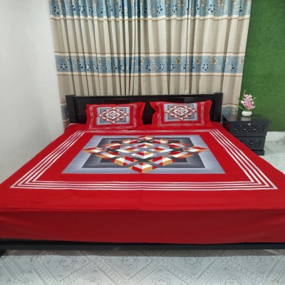 লাক্সারি প্যানেল কটন বেডশিট