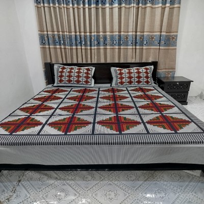 লাক্সারি প্যানেল কটন বেডশিট