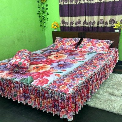 3D কুচি বিছানা চাদর