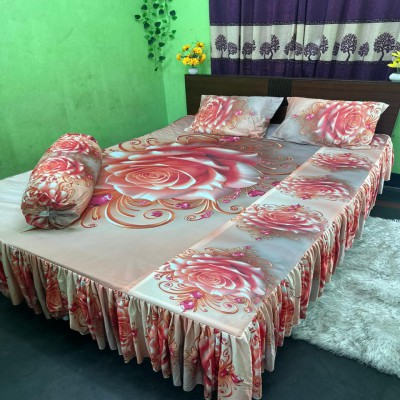 3D কুচি বিছানা চাদর