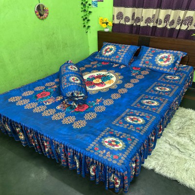 3D কুচি বিছানা চাদর