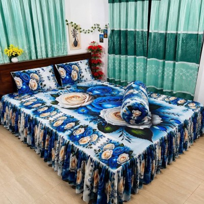 3D কুচি বিছানা চাদর