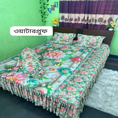 3D ওয়াটারপ্রুফ কুচি বেডশিট